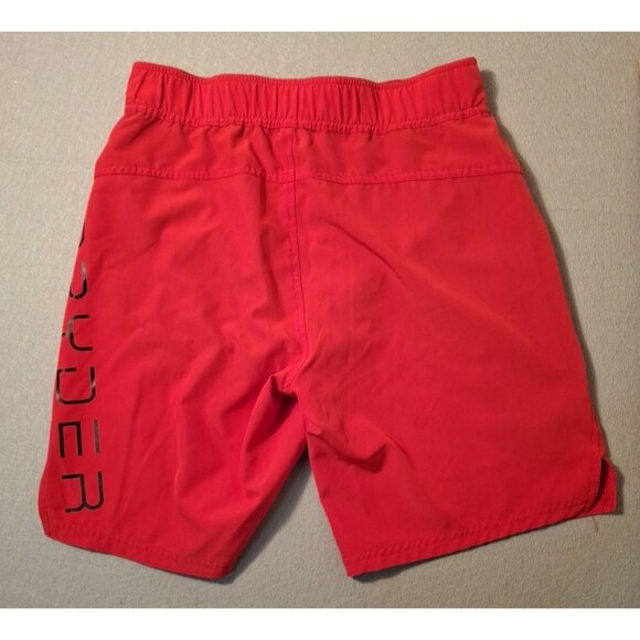 Spyder Swim Shorts Mens Small UV Protection Surf Sand Sun Athletic Workout Red - Picture 11 of 11